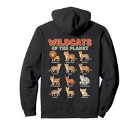 Wildcats of The Planet Design éducatif Motif Chats Sauvages Sweat à Capuche