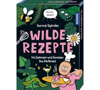 Wilde Pflanzen essen - das Kartenset: 40 Arten, 40 Rezepte - sammeln und genießen. Mit Tipps von Survival Siglinde und Illustrationen von Ernestine Donnerberg. Videos und Fotos in der Kosmos-plus-App