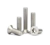 Wildeep 20/50 pièces M2.5 M3 Longueur 4-50mm 304 vis hexagonale Torx en Acier Inoxydable(6mm,M2.5 50pcs)