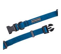 Wilderdog Collier imperméable pour chien - Repousse l'eau et la saleté - Taille S : 27,9 - 38,1 cm - Bleu pacifique