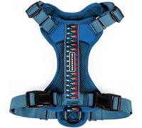 Wilderdog Harnais léger avec Sangles réfléchissantes pour Chien Bleu Pacifique Taille M