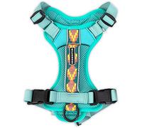 Wilderdog Harnais léger pour Chien avec Sangles réfléchissantes - Taille L - écume de mer