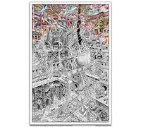 wildergorn Posters à Colorier de Jamie Courtier - Watergorn - affiche à colorier GEANTE 68cm x 100cm