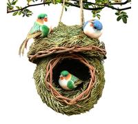 Wilderness Avian Villa - Weatherproof Timber Sanctuary, Ornate Exterior Dwelling, Nature Observation Accessory, Backyard Gear | Durable Multi-Species Tool, Great for Habitat Support