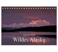 Wildes Alaska Christian Heeb (Tischkalender 2026 DIN A5 quer), CALVENDO Monatskalender: Landschaftsfotografien von Natur und Wildtieren in Alaska, USA, fotografiert von Christian Heeb.
