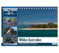 Wildes Australien - Naturparadies 5. Kontinent (Tischkalender 2026 DIN A5 quer), CALVENDO Monatskalender: Die Ostküste Australiens bietet eine einmalige Fauna und Flora.