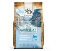 Wildes Land Aliments Chien Goût Truite et Saumon 1 Kg