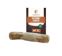 Wildfang Bâton à mâcher en Bois de café avec Huile de Saumon pour Chiens - Jouet Naturel pour Nettoyer Les Dents, bâtons à mâcher en Bois de café pour Chiens, sans éclats - Small