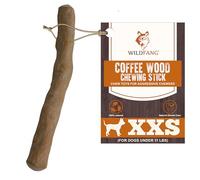 Wildfang® Bois de Café Naturel pour Chien à Mâcher - Bâton en Bois de Café, Jouet à Mâcher Résistant, Os Naturel pour Chiens, Taille XXS