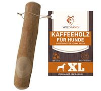 Wildfang® Bois de Café Naturel pour Chien, XL - Jouets à Mâcher Robustes pour Mâcheurs Agressifs, Jouets de Dentition pour Chiot, Entraînement des Muscles de Mastication, Chiens de Plus de 45 kg
