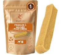 Wildfang® Fromage de Yak, Jouet pour Chien à Mâcher, Petit pour Chiens de 10 à 15 kg - Bâtonnet Dentaire, Dureté Fromage de l'Himalaya, Churpi, Friandise d'Éducation Chiot et Chien, env 40g, Lot de 1