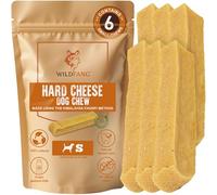 Wildfang® Fromage de Yak, Jouet pour Chien à Mâcher, Petit pour Chiens de 10 à 15 kg - Bâtonnet Dentaire, Dureté Fromage de l'Himalaya, Churpi, Friandise d'Éducation Chiot et Chien, env 40g, Lot de 6