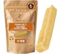 Wildfang® Fromage de Yak, Jouet pour Chien à Mâcher X-Petit pour Chiens de moins de 10kg - Bâtonnet Dentaire Dureté Fromage de l'Himalaya Churpi Friandise d'Éducation Chiot et Chien, env 21g, Lot de 1