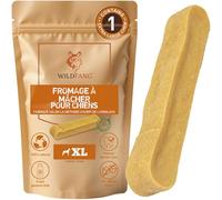 Wildfang® Fromage de Yak, Jouet pour Chien à Mâcher, XL pour Chiens de plus de 45kg - Bâtonnet Dentaire, Dureté Fromage de l'Himalaya, Churpi, Friandise d'Éducation Chiot et Chien, env 137 g, Lot de 1
