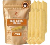 Wildfang® Fromage de Yak pour Chien XS (env. 21 g) - friandises pour Chien, bâtonnets au Fromage de Yak de l’Himalaya, friandise Dentaire Churpi pour Chiens de Moins de 10 kg, Lot de 6