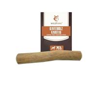 Wildfang® Jouets pour Chiens Bâton à Mâcher en Bois de Café, Alternative Végétalien aux Jouets à Mâcher en Plastique, Faible en Calories, Soins Dentaires et Gérer Le Stress des Chiens et Chiots - XL