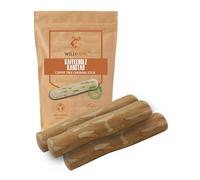 Wildfang® Jouets pour Chiens Bâton à Mâcher en Bois de Café, Alternative Végétalien aux Jouets à Mâcher en Plastique, Faible en Calories, Soins Dentaires et Gérer Le Stress des Chiens et Chiots