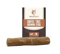 Wildfang Lot de 3 bâtons à mâcher pour chien en bois de café (taille XXS) - Jouet à mâcher pour chiots et petits chiens - Bois à mâcher robuste contre le tartre et la mauvaise haleine - Soins