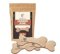 Wildfang Os Chien à Mâcher de Cuir - Alternative au Fromage de Yak, Jouets à Mâcher pour Chiens et Chiots, Cuir Naturel à Tannage Végétal, Graissé à l'huile d'olive, Jouets pour Chiens - 3 x L