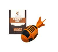 Wildfang® Spielzeug für Hunde aus 100% Naturkautschuk | Flugrakete Rocket - nahezu unzerstörbar - Kauspielzeug für Hunde - ungiftig - Kauknochen für Hunde - BPA-Frei - umweltfreundlich