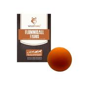 Wildfang® Spielzeug für Hunde aus 100% Naturkautschuk | Flummiball Fabius - nahezu unzerstörbar - Kauspielzeug für Hunde - ungiftig - Kauknochen für Hunde - BPA-Frei - umweltfreundlich