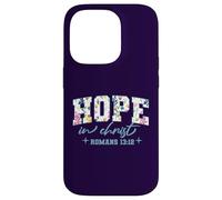 Wildflower Bible Verse Christian Collection. Hope Coque pour iPhone 14 Pro
