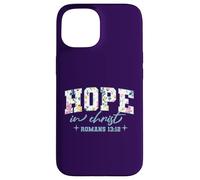 Wildflower Bible Verse Christian Collection. Hope Coque pour iPhone 15