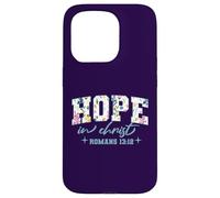Wildflower Bible Verse Christian Collection. Hope Coque pour iPhone 15 Pro