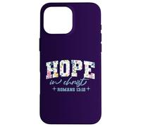 Wildflower Bible Verse Christian Collection. Hope Coque pour iPhone 16 Pro Max