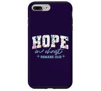 Wildflower Bible Verse Christian Collection. Hope Coque pour iPhone 7 Plus/8 Plus