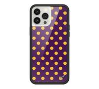 Wildflower Coques - Compatible avec iPhone 13 Pro Max | Protection pare-chocs noire, certifiée test de chute de 1,2 m, petites entreprises appartenant à des femmes | Pois classiques tendance | Pois
