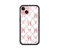 Wildflower Coques - on Pointe Case, Compatible avec Apple iPhone 15 | Mignon, Tendance, Coquette, nœuds Roses, Chaussons de Ballet - Protection Anti-Chocs, certifié Test de Chute de 1,2 m, Petites