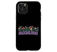 Wildflower Floral Audrina Prénom Fête des Mères Femme Coque pour iPhone 11 Pro