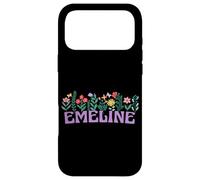 Wildflower Floral Emeline Prénom Fête des Mères Femme Coque pour iPhone 17 Pro Max