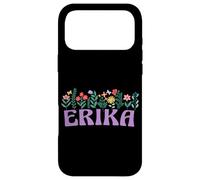 Wildflower Floral Erika Prénom Fête des Mères Femme Coque pour iPhone 17 Pro Max