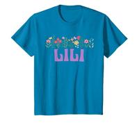 Wildflower Floral LILI Prénom Fête des Mères Femme T-Shirt