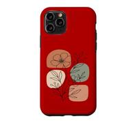 Wildflower Line Art Abstract Botanical Mid Century Coque pour iPhone 11 Pro