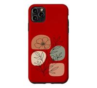 Wildflower Line Art Abstract Botanical Mid Century Coque pour iPhone 11 Pro Max
