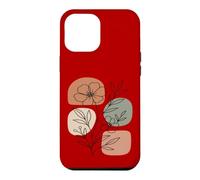 Wildflower Line Art Abstract Botanical Mid Century Coque pour iPhone 12 Pro Max