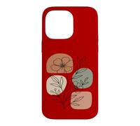 Wildflower Line Art Abstract Botanical Mid Century Coque pour iPhone 14 Pro Max