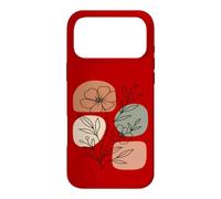 Wildflower Line Art Abstract Botanical Mid Century Coque pour iPhone 17 Pro Max
