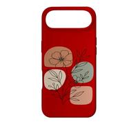 Wildflower Line Art Abstract Botanical Mid Century Coque pour iPhone Air