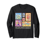Wildflower Market - Retro Boho Floral Vibes Manche Longue