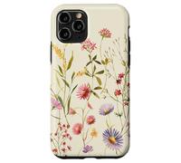 Wildflower Meadow Botanical Illustration, Vintage Floral Na Coque pour iPhone 11 Pro