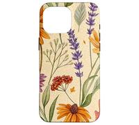 Wildflower Meadow Pattern with Autumn Garden Colors Coque pour iPhone 16 Pro Max