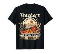 Wildflower Teacher Shirts Women Teachers Plant Seeds Forever T-Shirt