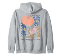Wildflowers Grow Luke 12:27 Verset chrétien Sweat à Capuche