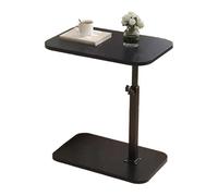 WildHarmony 360° Rotatable C-Shaped Side Table, Space-Saving TV Tray Table | Adjustable Sofa End Table, Bedside Laptop Stand, Compact Nightstand for Living Room, Bedroom, Small Spaces & Home Ofice