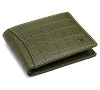 WILDHORN Portefeuille pour Hommes en Cuir Vert India Croco (699704)