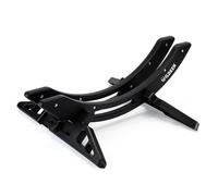 WILDKEN Support Velo Sol pour VTT Vélo de Route Gravel 25-80mm Pneu, Réglable Étanche Range Velo au Sol Pneu Arrière, Général Antirouille Ratelier Vélo, Matériel ABS Bike Stand pour Garage Appartement